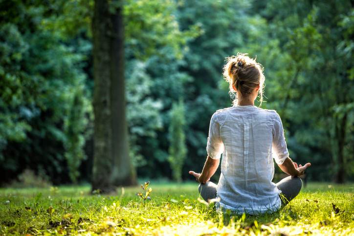 Outdoor meditation